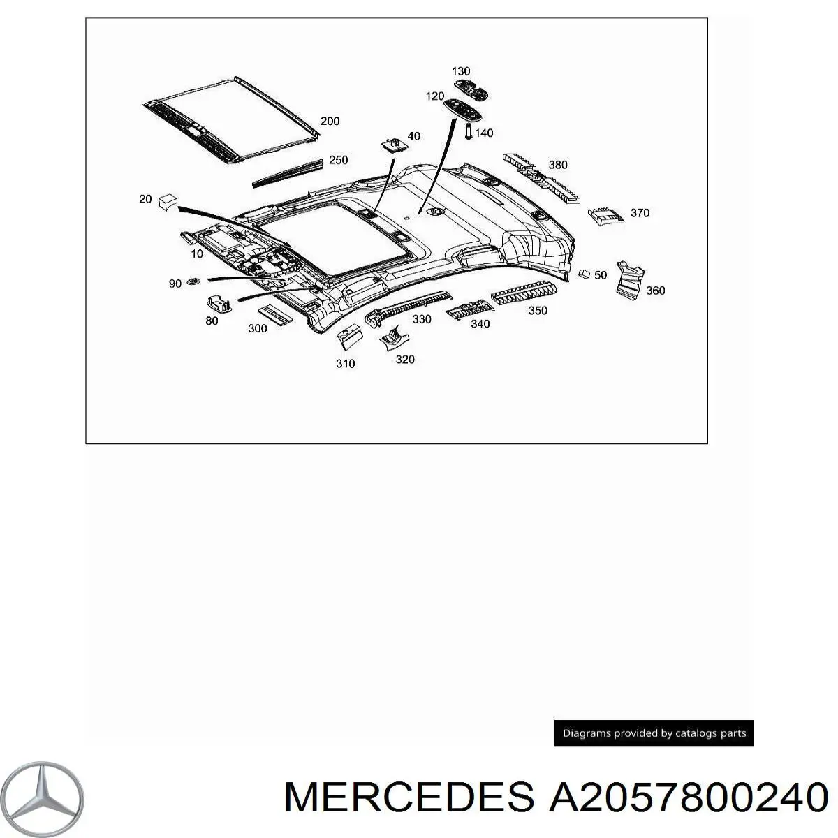 A2057800240 Mercedes 