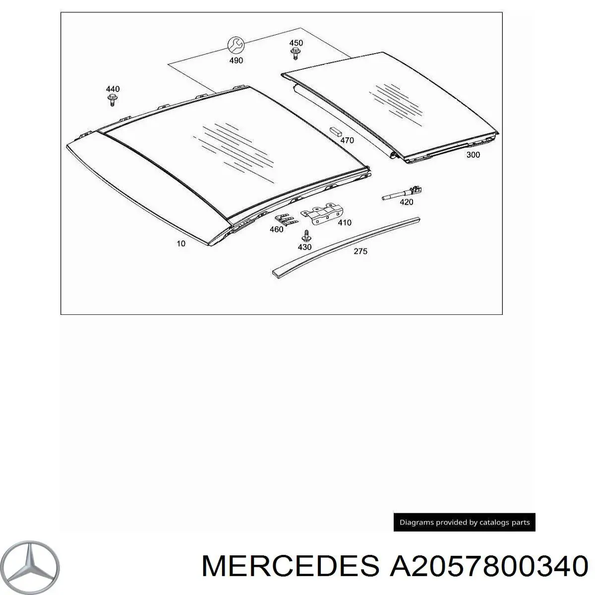  A2057800340 Mercedes