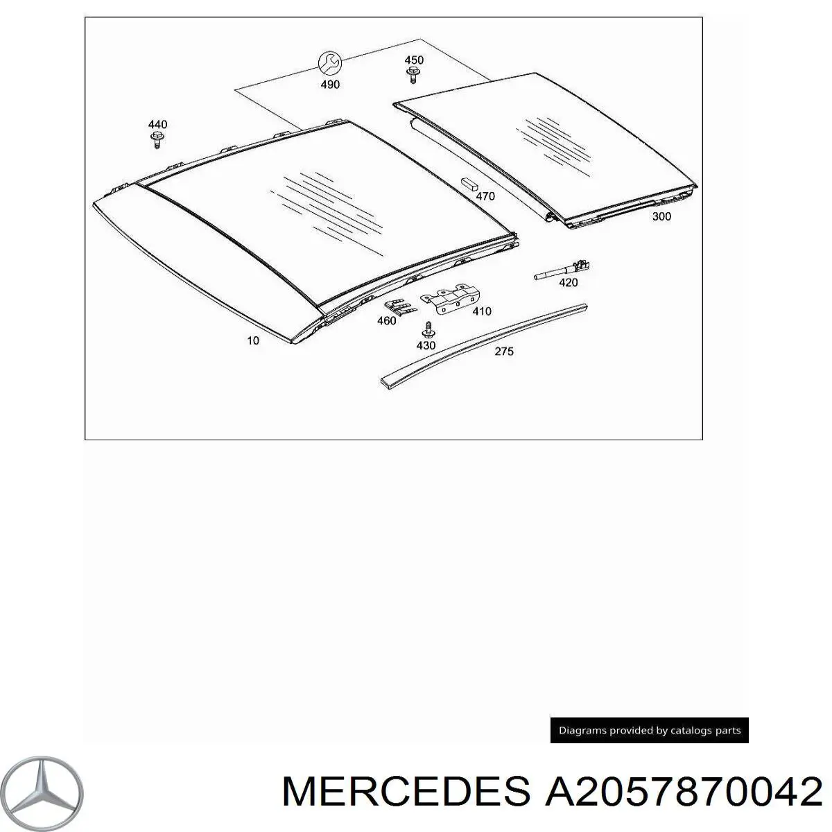 A2057870042 Mercedes 