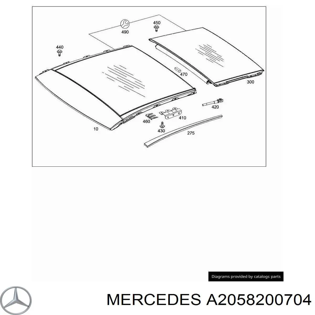 A2058200704 Mercedes 