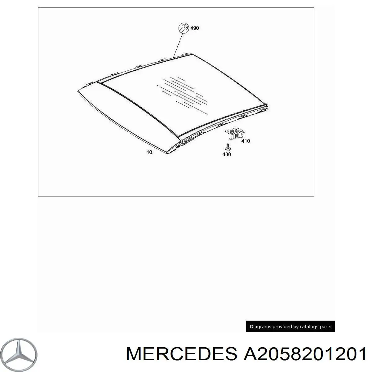 A2058201201 Mercedes 