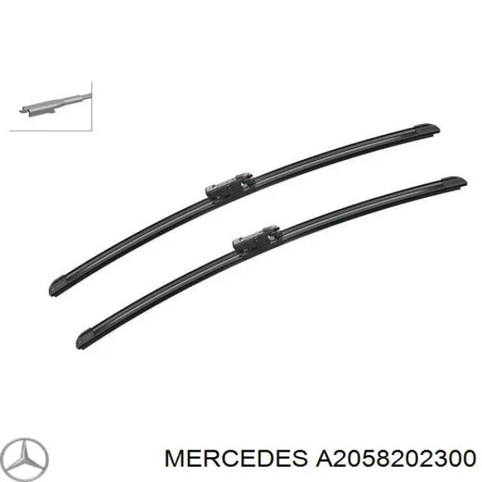 A2058202300 Mercedes Склоочисники лобового скла