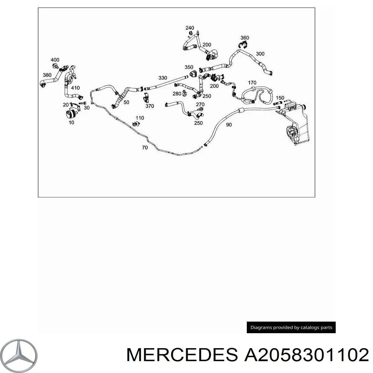 A2058301102 Mercedes 