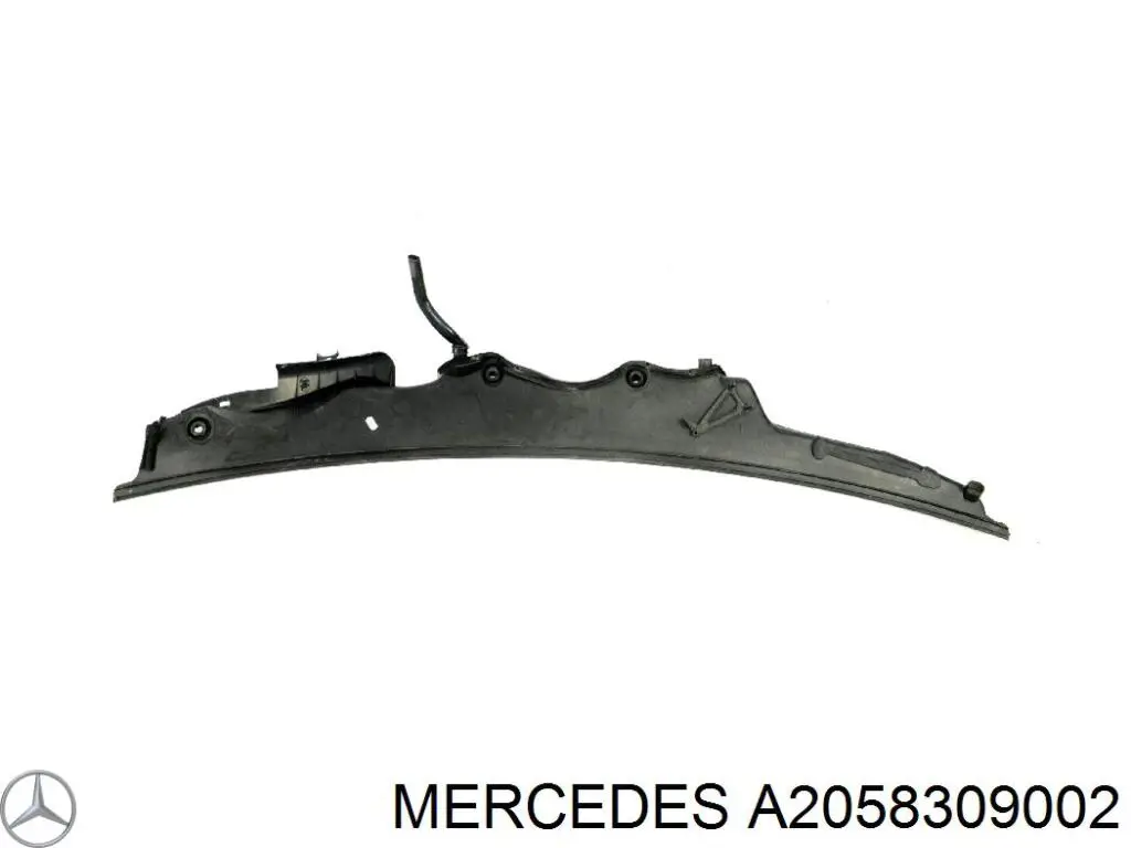 A2058309002 Mercedes Водостік лобового скла, жабо