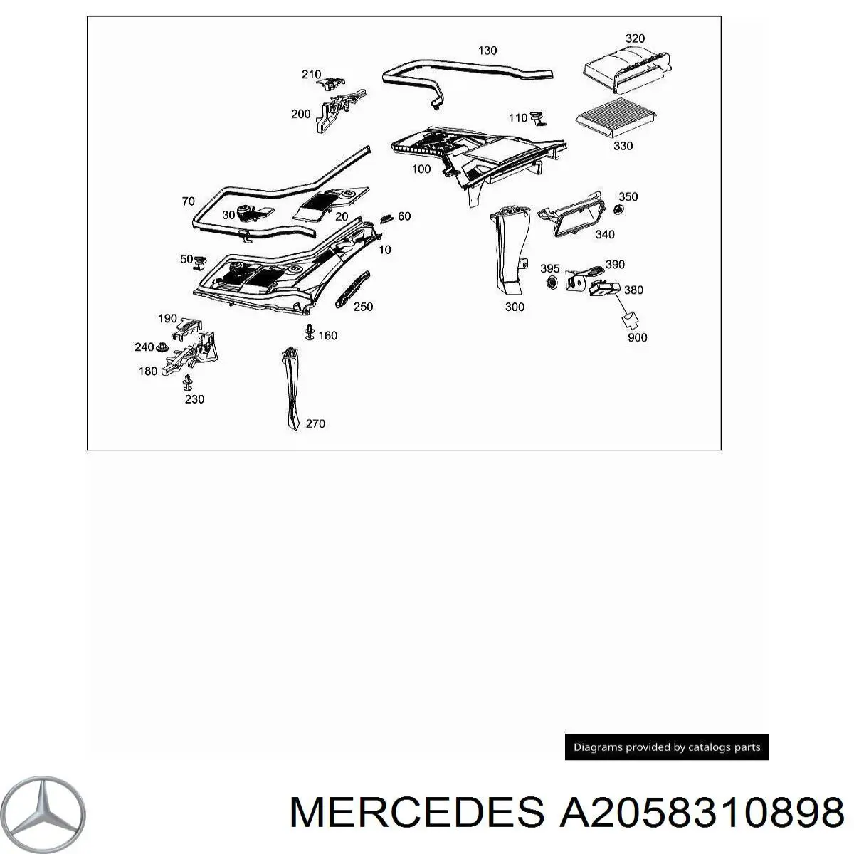 A2058310898 Mercedes 