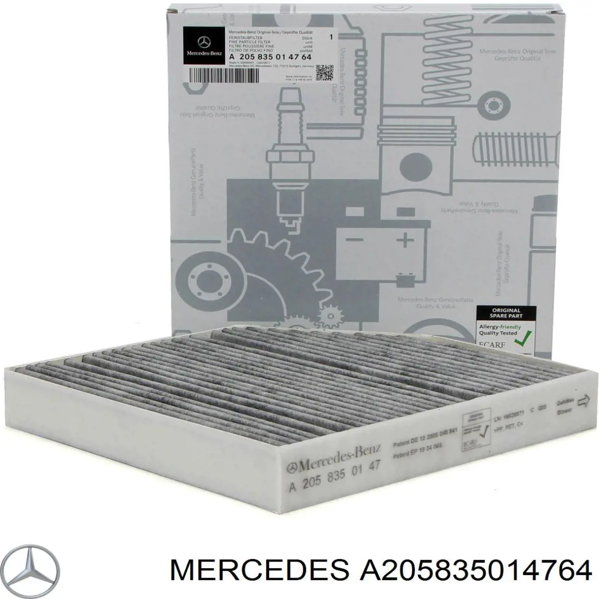 A205835014764 Mercedes фільтр салону