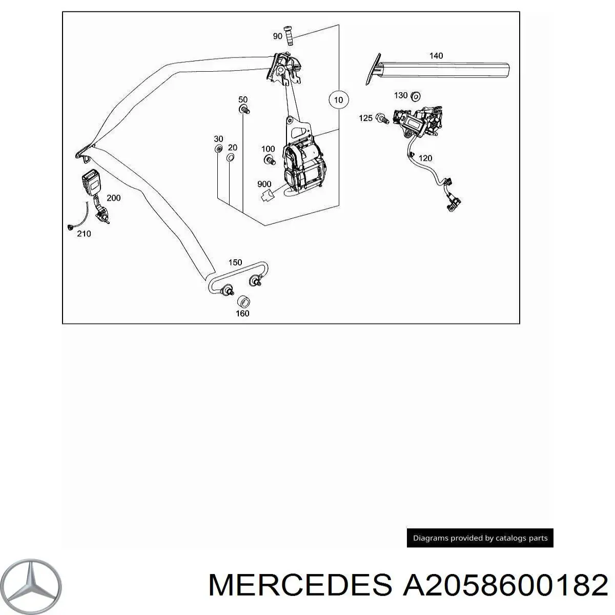  A2058600182 Mercedes