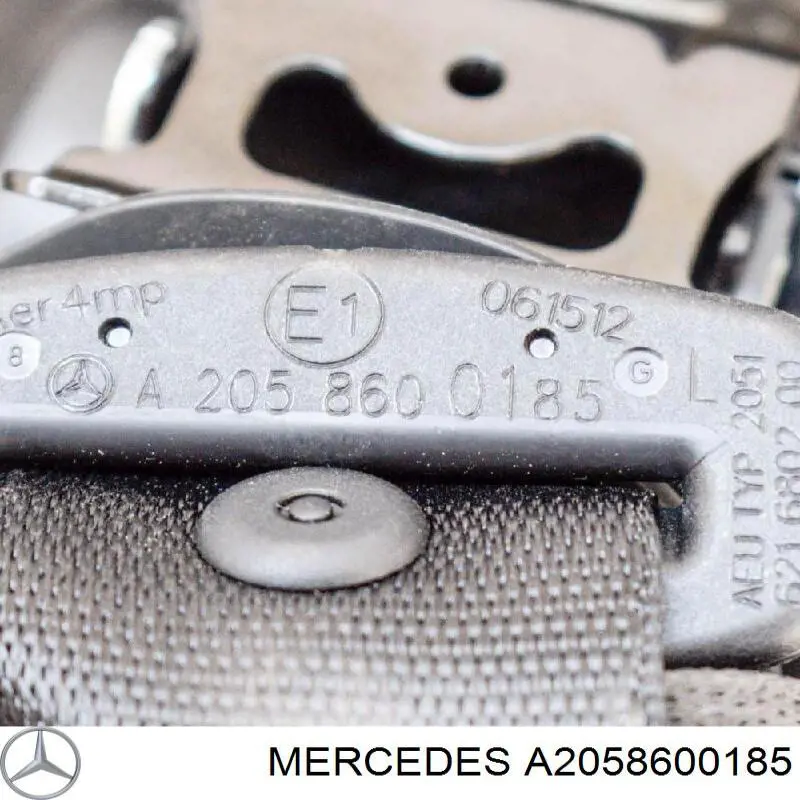 Пасок безпеки передній лівий A2058600185 Mercedes