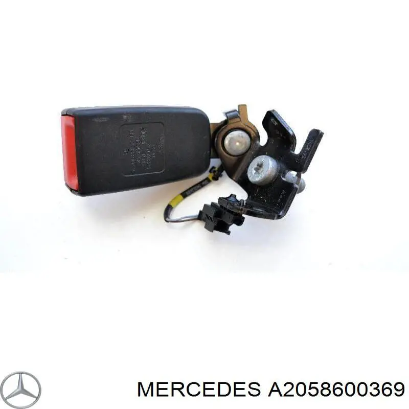 Важіль фіксатора ременя безпеки задній лівий A2058600369 Mercedes