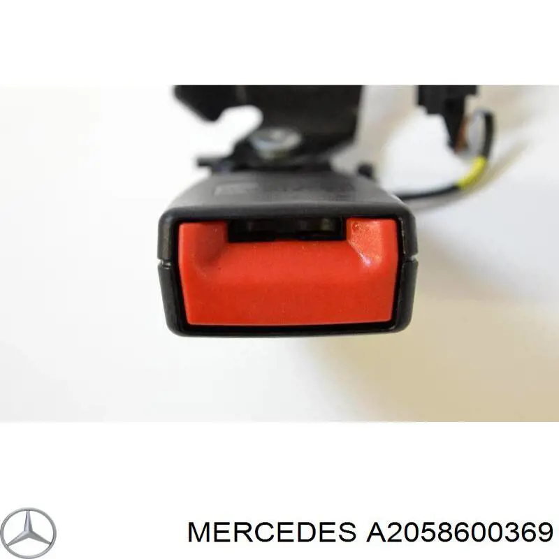 Важіль фіксатора ременя безпеки задній лівий Mercedes A2058600369