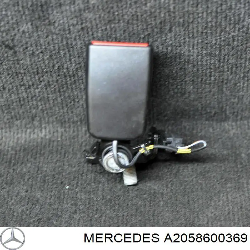 A2058600369 Mercedes Важіль фіксатор ременя безпеки задній лівий