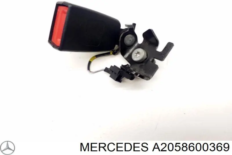 A2058600369 Mercedes Важіль фіксатор ременя безпеки задній лівий