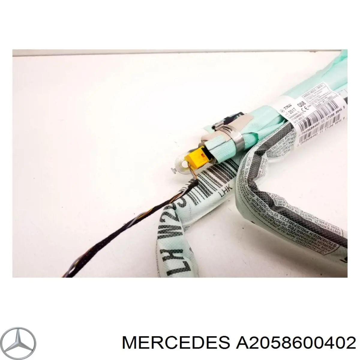 Подушка безпеки, бічна, ліва, AIRBAG Mercedes A2058600402 ціна, від 126.69 USD