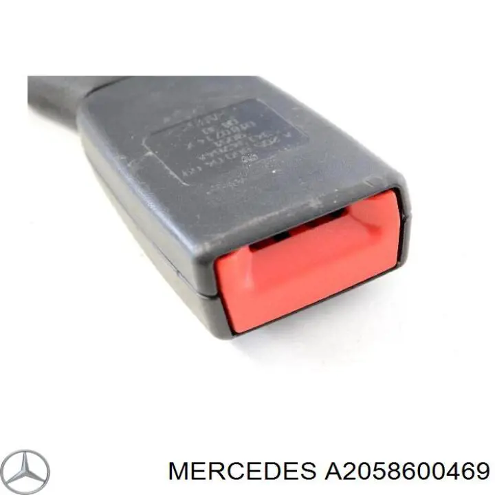 Замок фіксації ременя безпеки задній правий Mercedes A2058600469 ціна, від 16.59 USD
