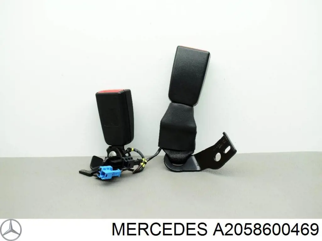 Замок фіксації ременя безпеки задній правий A2058600469 Mercedes