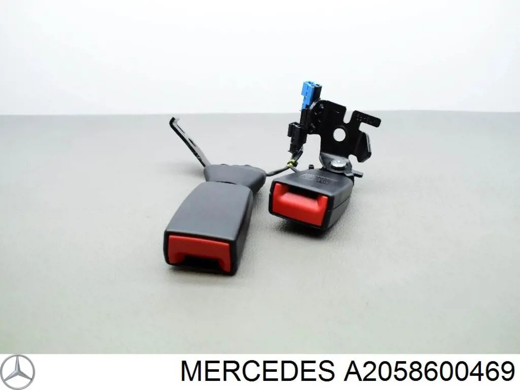 Купити A2058600469 Mercedes Замок фіксації ременя безпеки задній правий