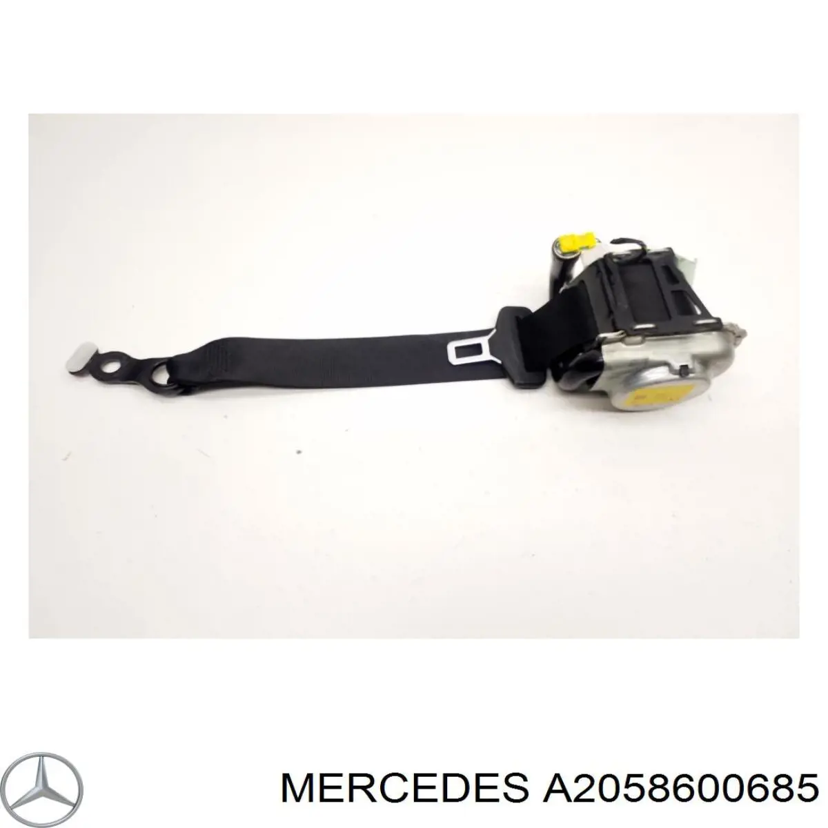 Пасок безпеки задній правий Mercedes A2058600685 ціна, від 63.34 USD