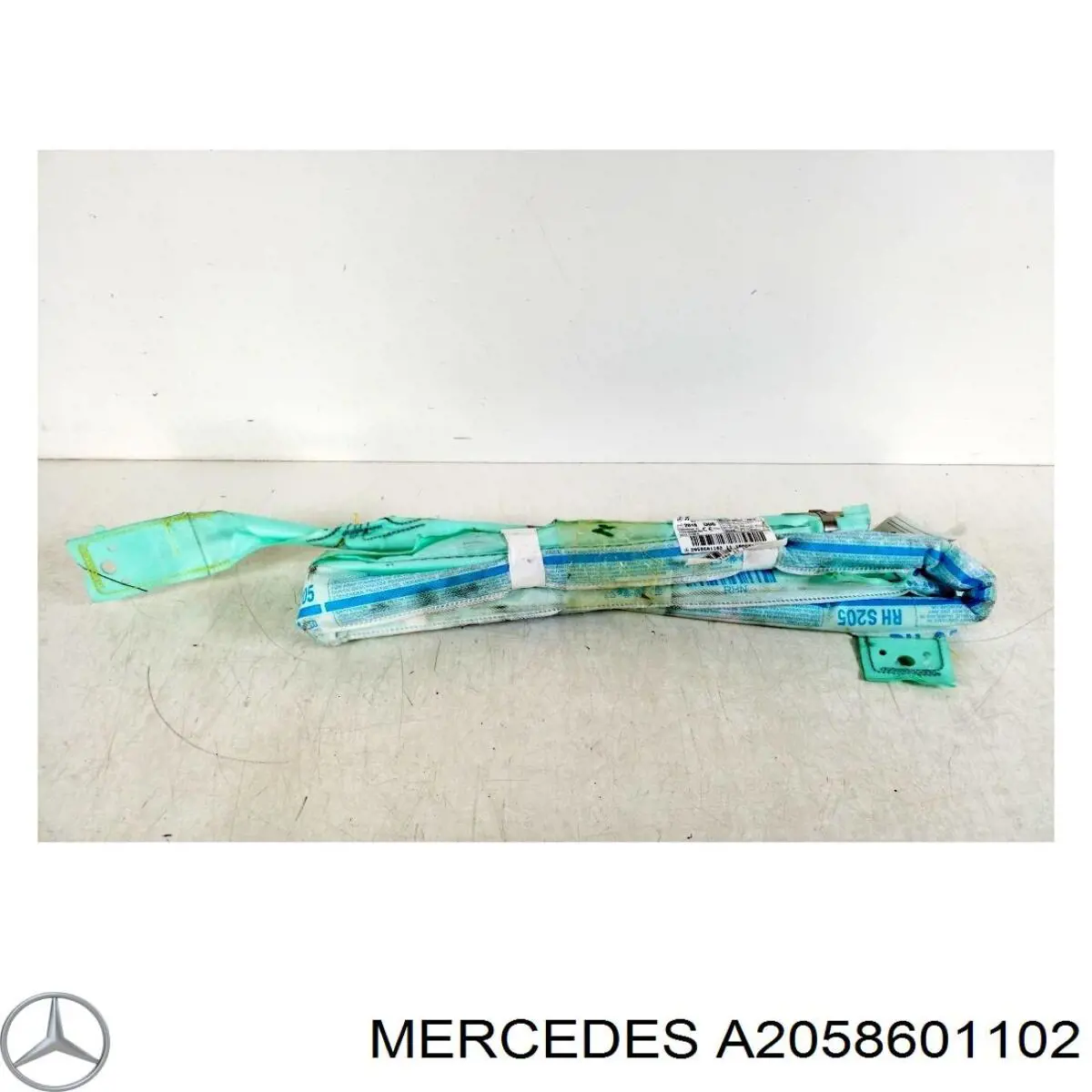 A2058601102 Mercedes Подушка безпеки, шторка бічна, права, AIRBAG
