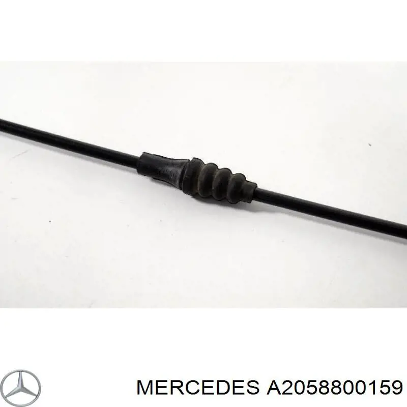 Трос відкриття капота, задній A2058800159 Mercedes