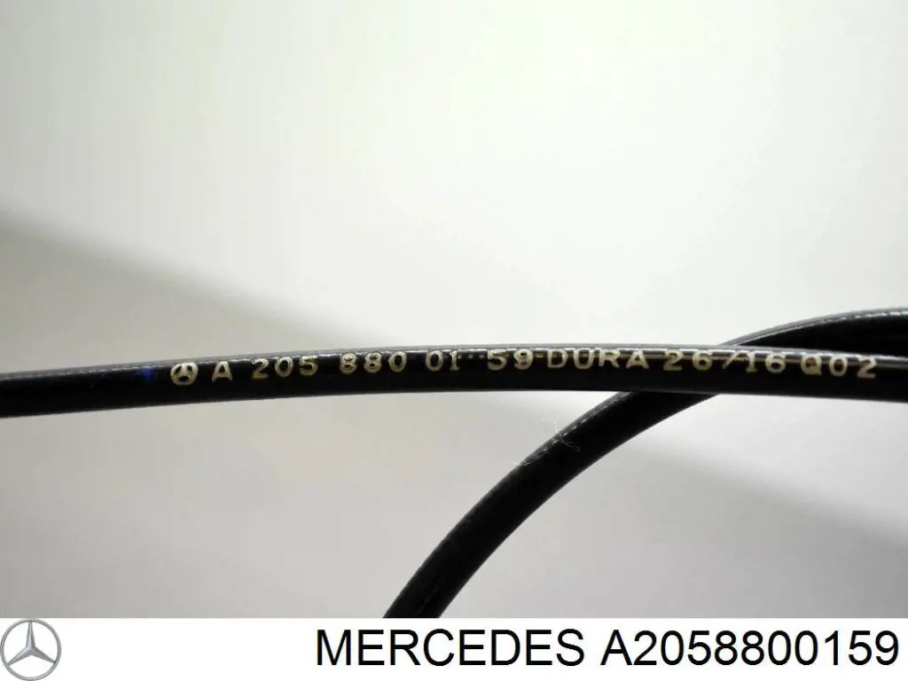 Купити A2058800159 Mercedes Трос відкриття капота, задній