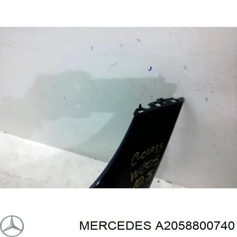 A2058800740 Mercedes Бампер передній в зборі