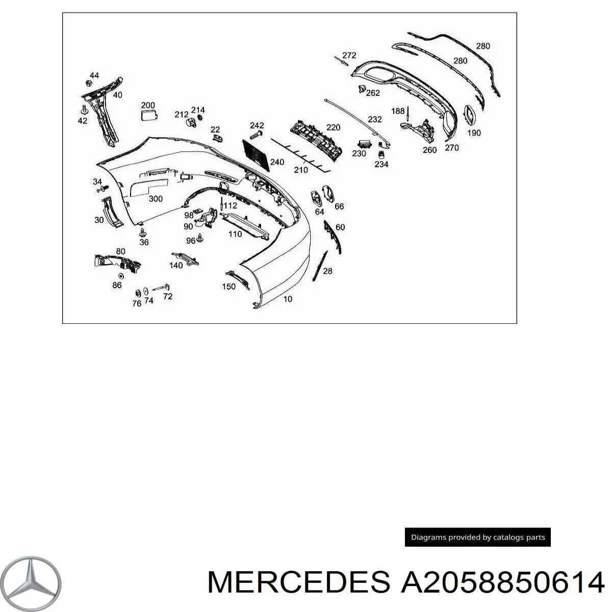 A2058850614 Mercedes 