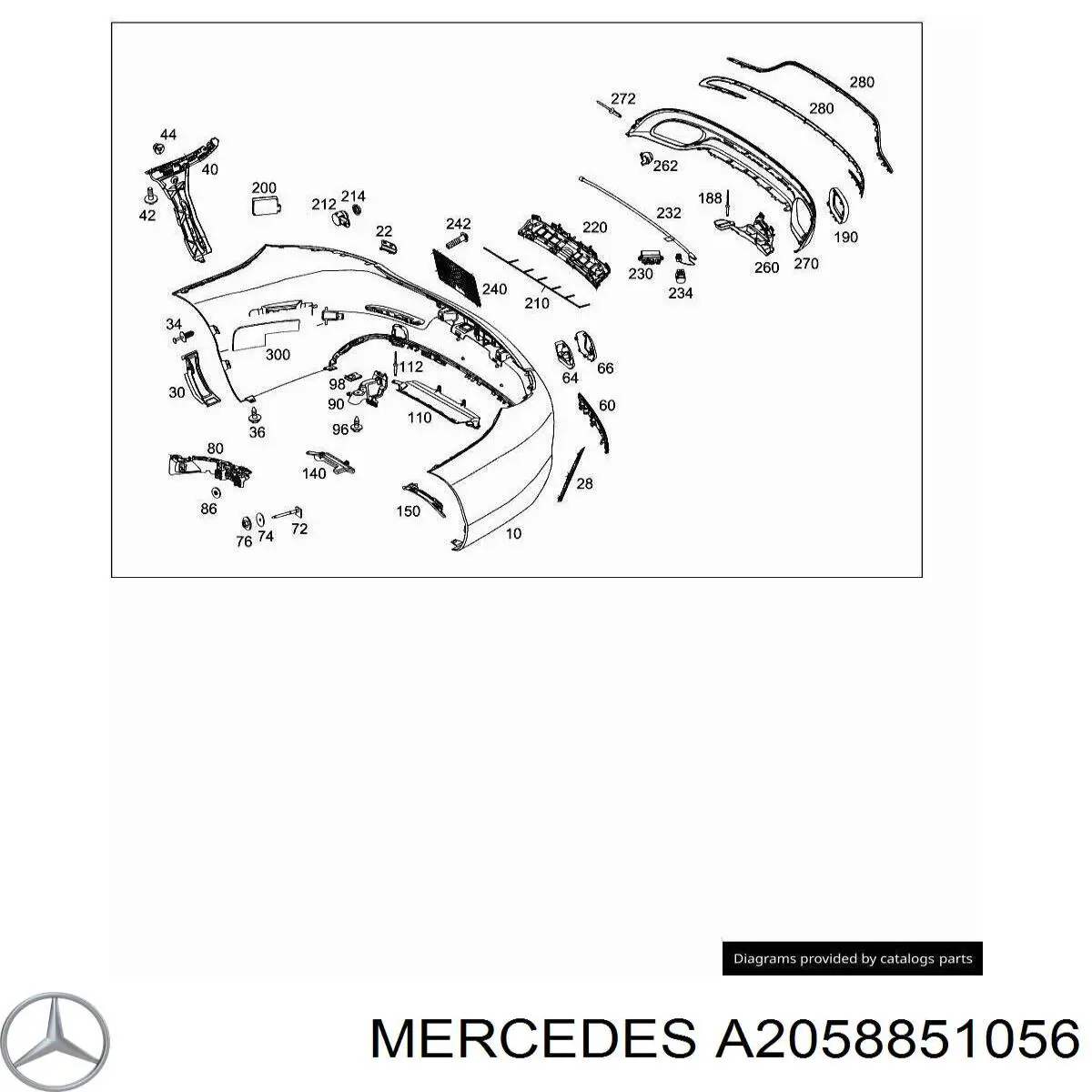 A2058851056 Mercedes 