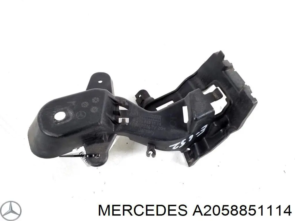 A2058851114 Mercedes Лівий кронштейн кріплення бампера заднього