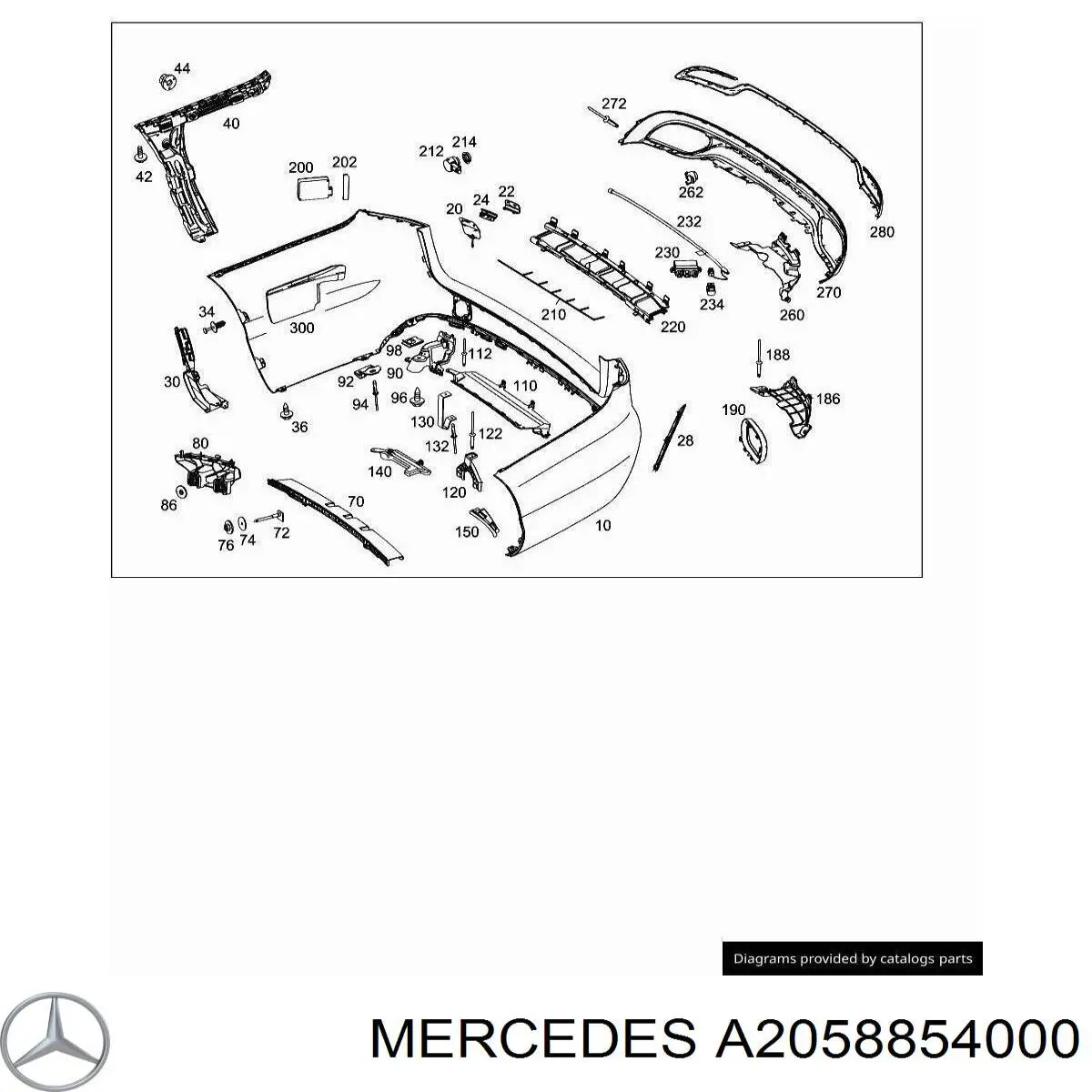 A2058854000 Mercedes 