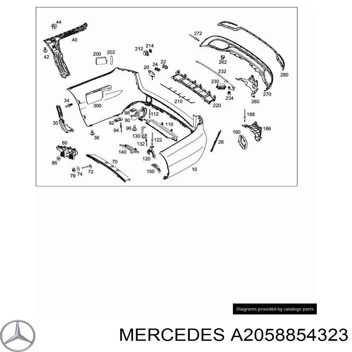 A2058854323 Mercedes 