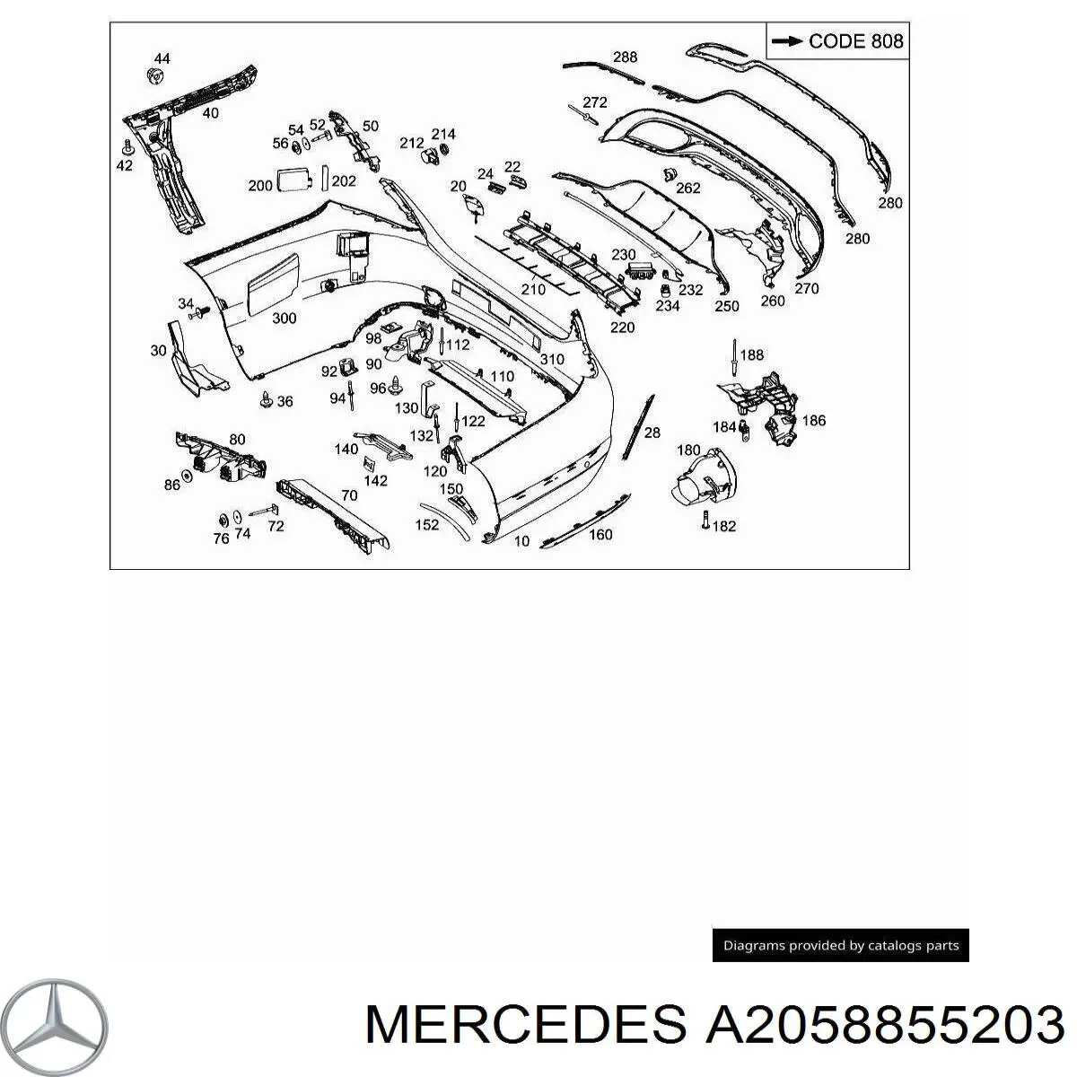  A2058855203 Mercedes