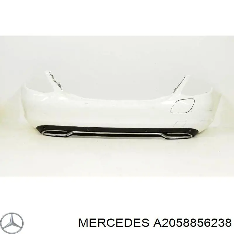 Молдинг бампера заднього Mercedes A2058856238