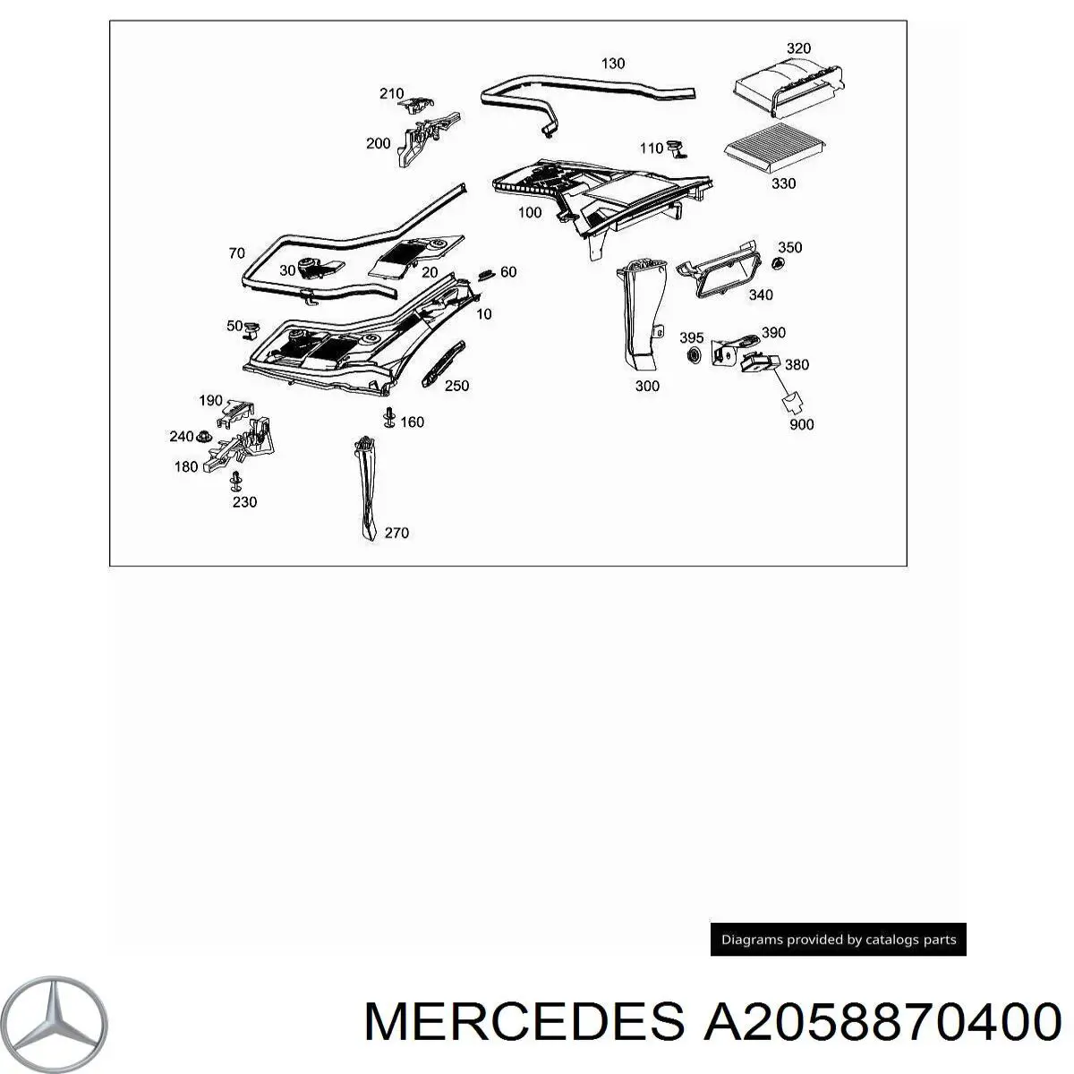 A2058870400 Mercedes 