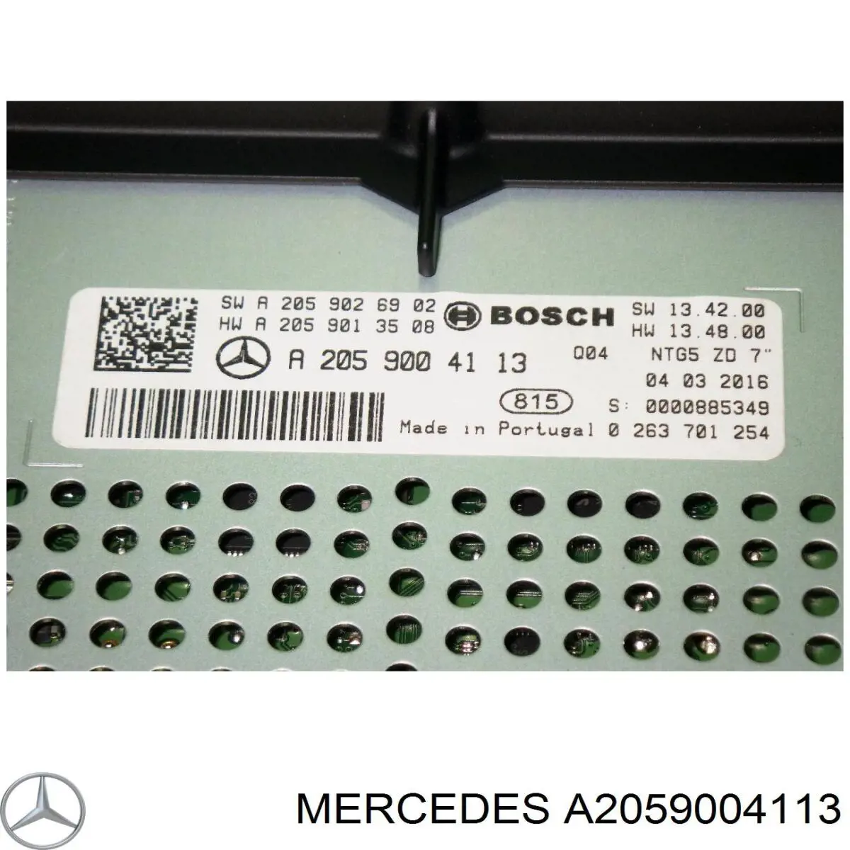 A2059004113 Mercedes дисплей багатофункціональний