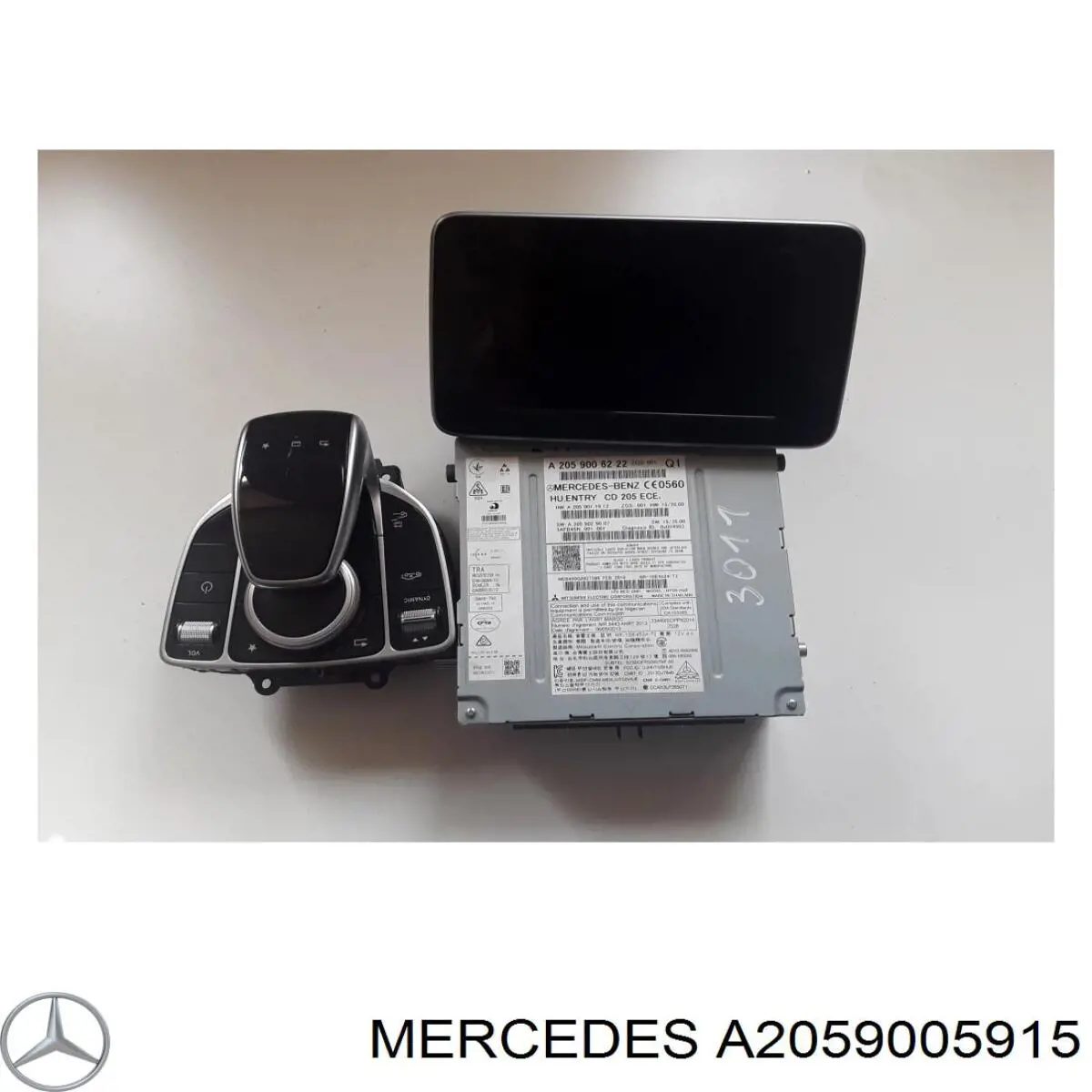 Блок кнопок центральної консолі Mercedes A2059005915 ціна, від 58.42 USD