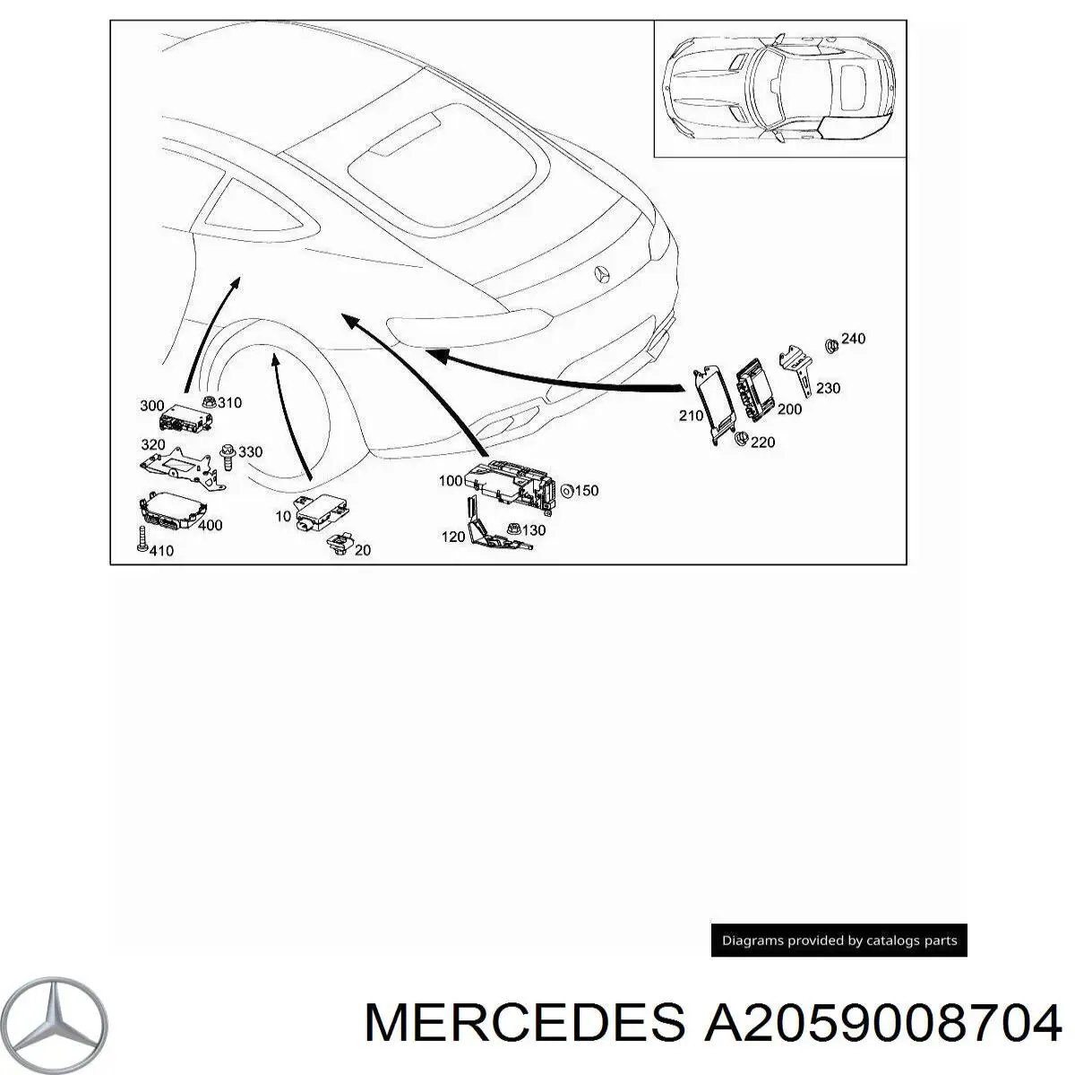 A2059008704 Mercedes 