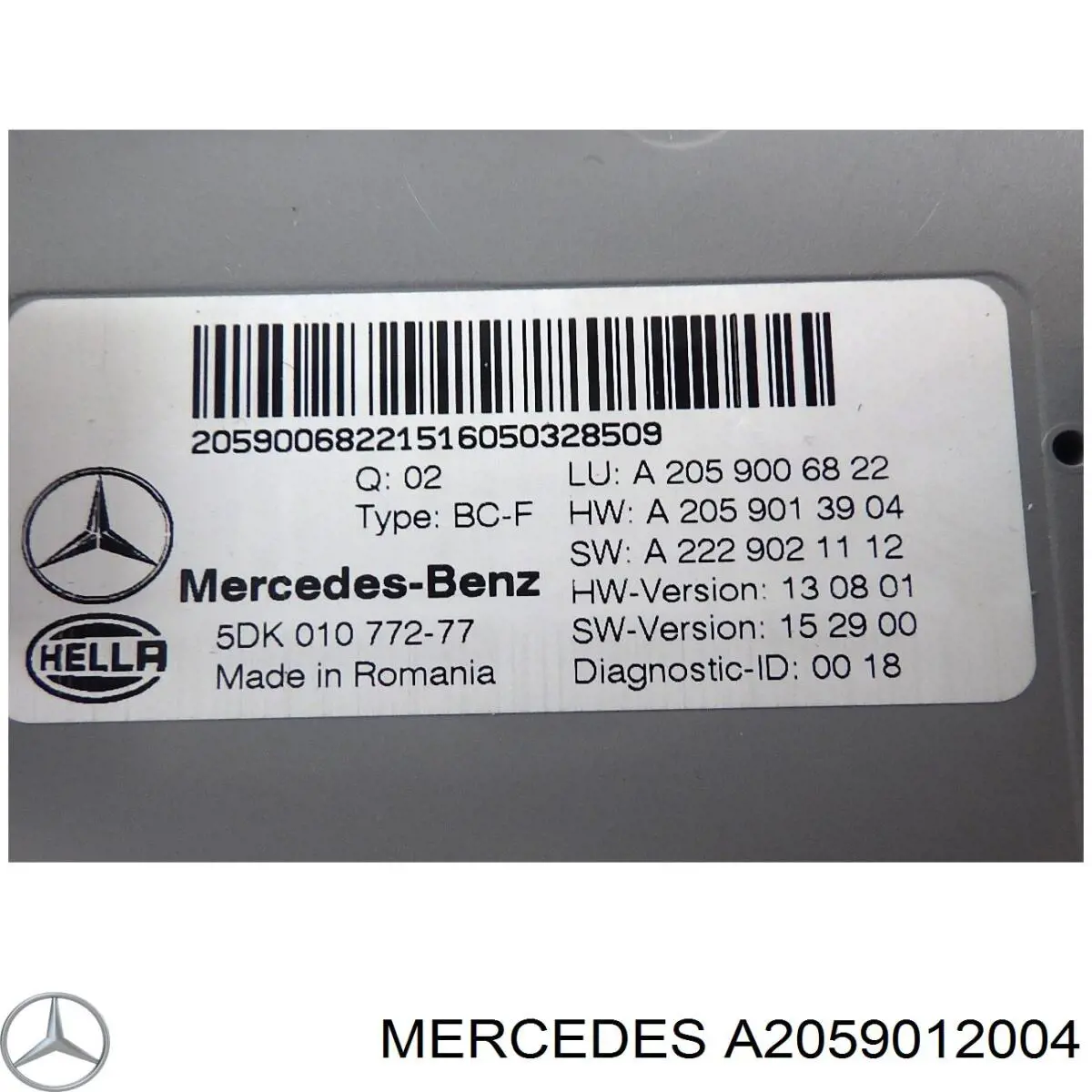 A2059012004 Mercedes 