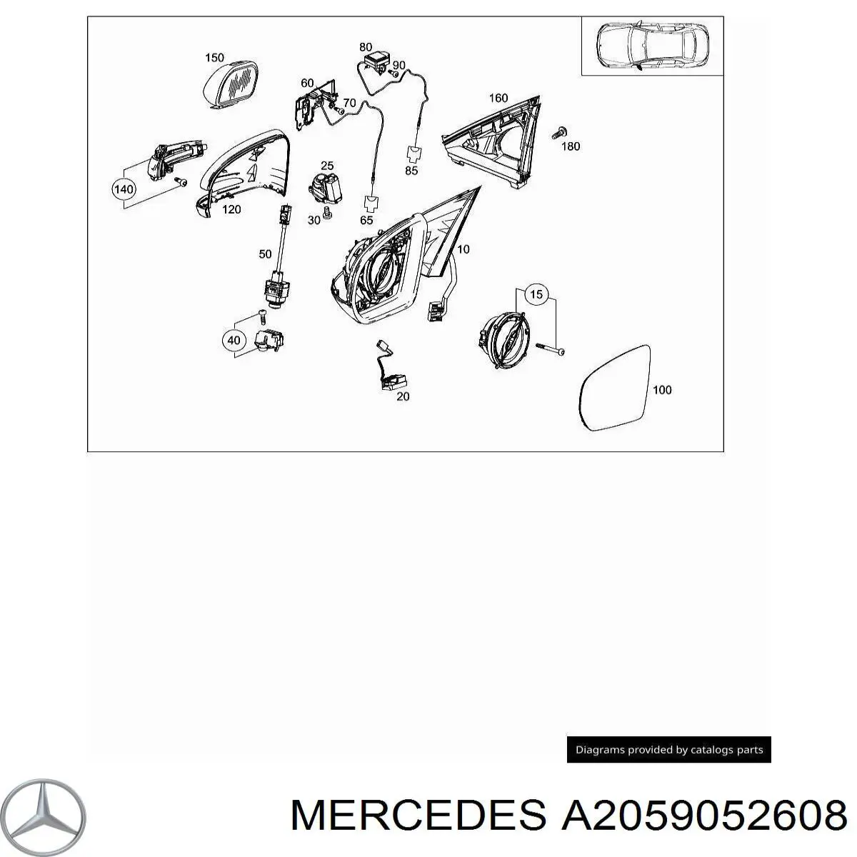 A2059052608 Mercedes 