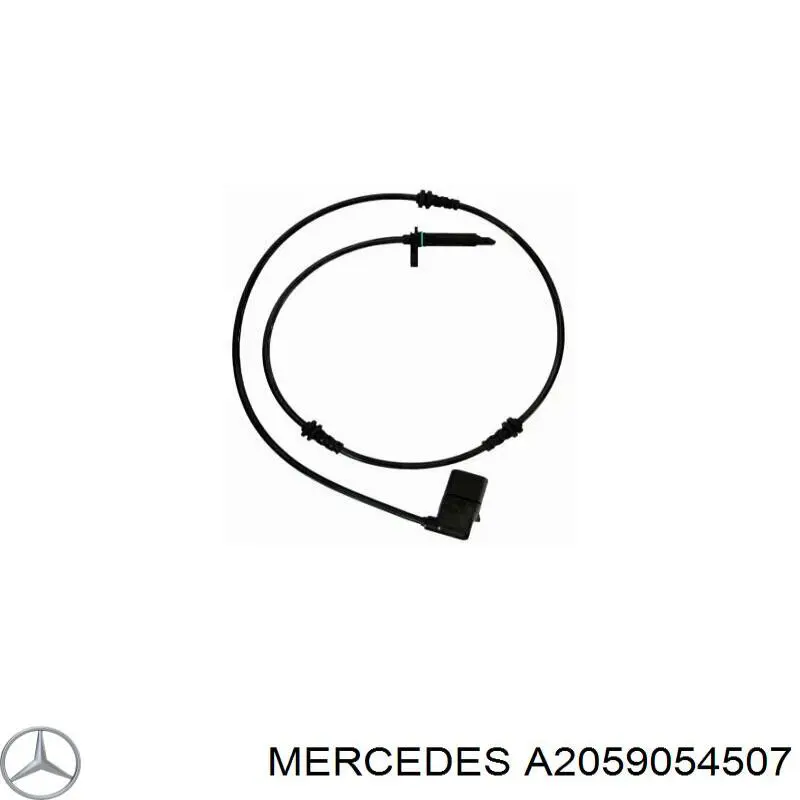 Датчик антиблокувальної системи гальмування Mercedes A2059054507 ціна, від 26.43 USD