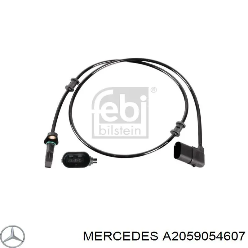 Купити A2059054607 Mercedes Датчик АБС (ABC) передній, лівий