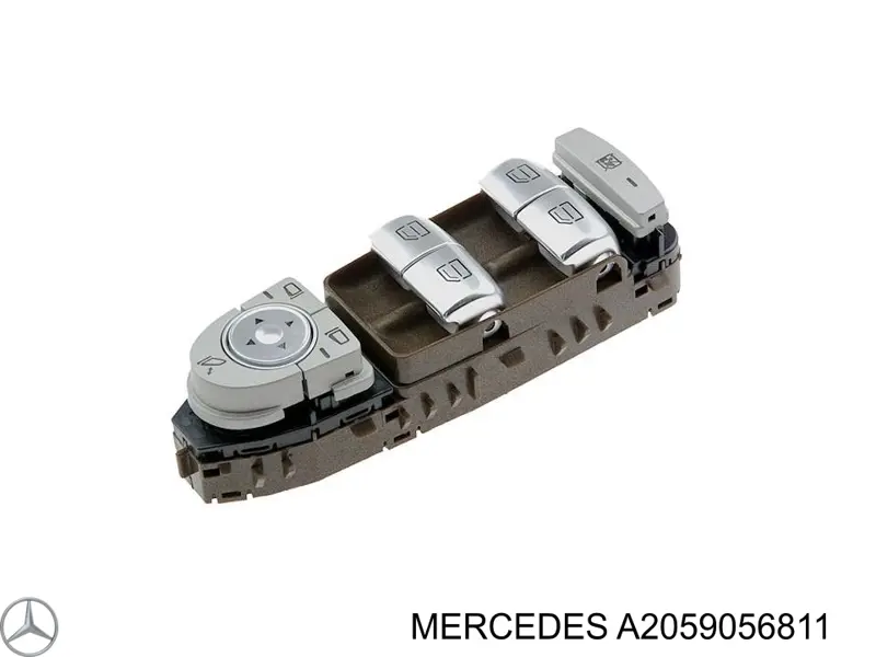 Кнопковий блок керування склопідіймачами передній лівий Mercedes A2059056811 ціна, від 37.59 USD