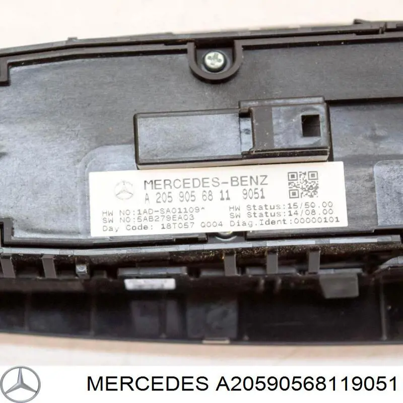A20590568119051 Mercedes кнопковий блок керування склопідіймачами передній лівий