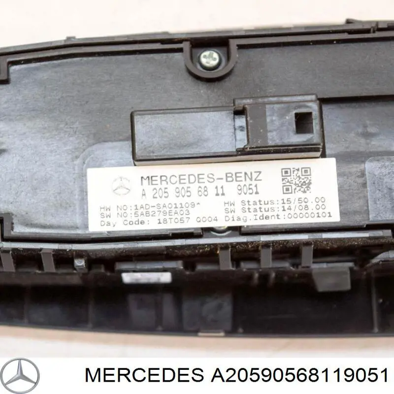 A20590568119051 Mercedes Кнопки переднього лівого склопід'ємника