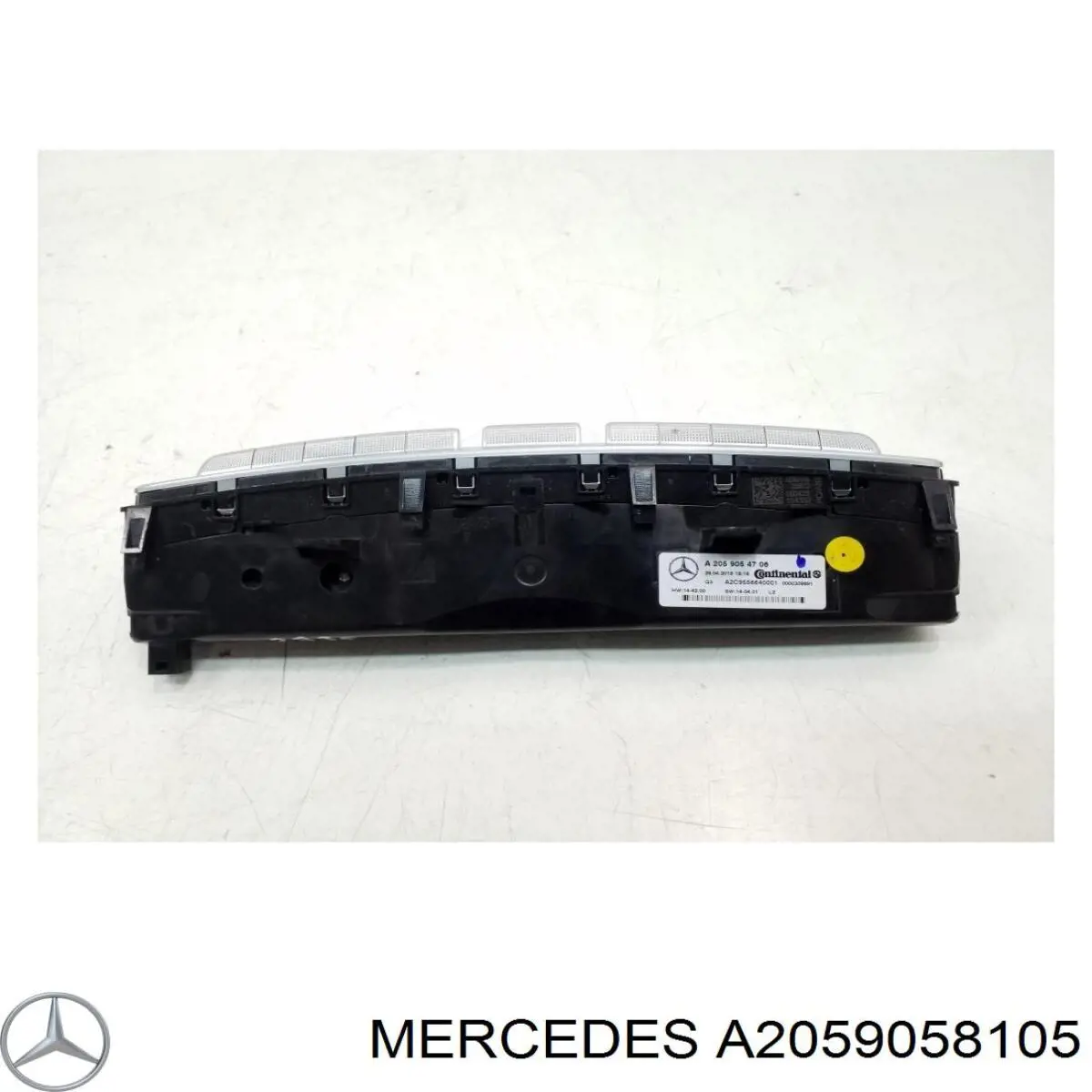 Блок управління кондиціонером A2059058105 Mercedes
