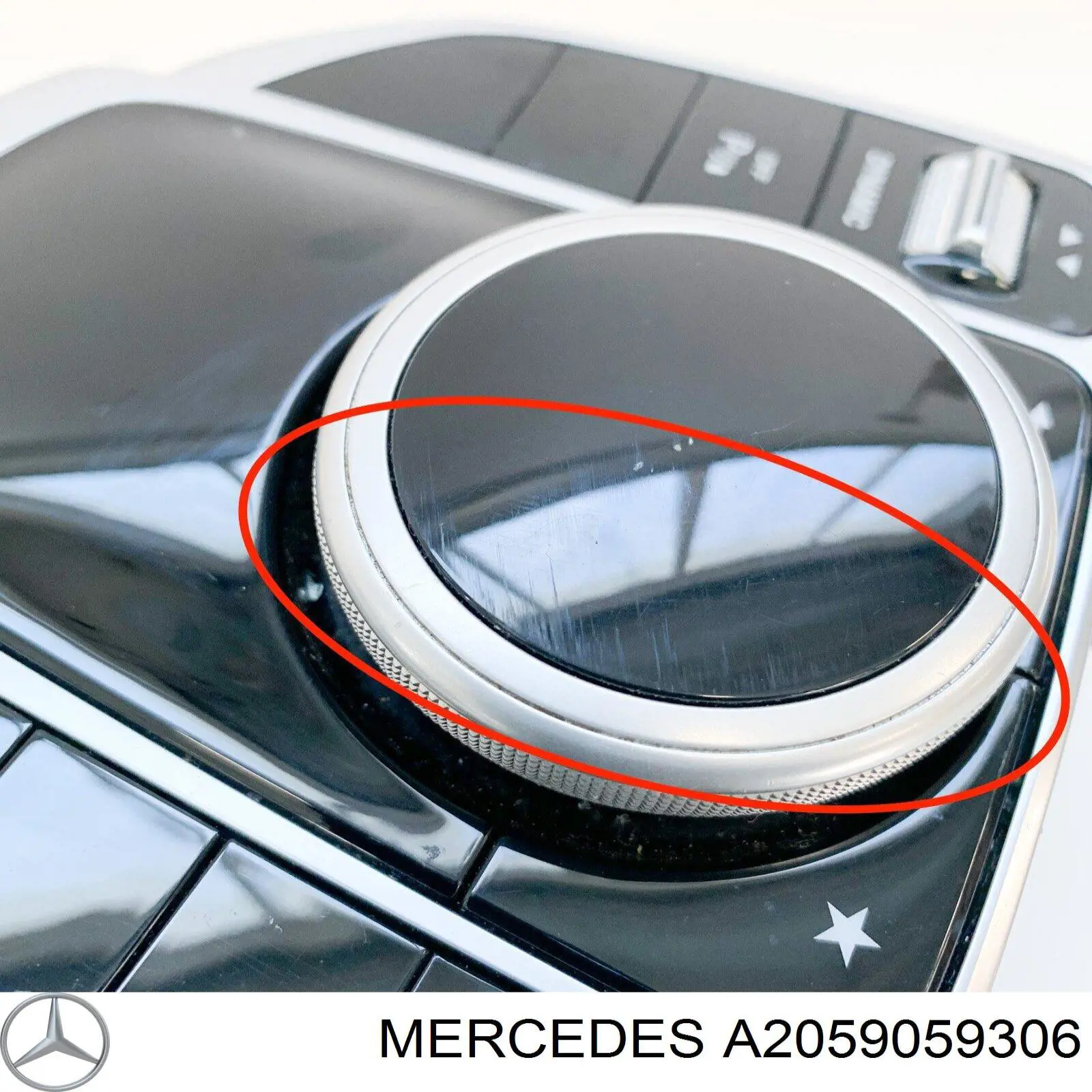 Блок кнопок центральної консолі Mercedes A2059059306