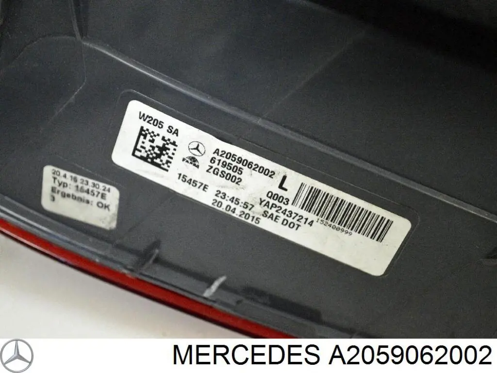 Купити A2059062002 Mercedes Лівий стоп
