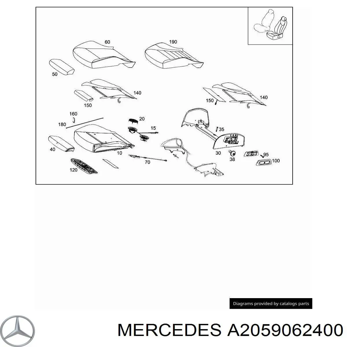 A2059062400 Mercedes 
