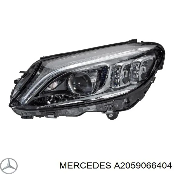 A2059066404 Mercedes Фара дальнього світла в зборі
