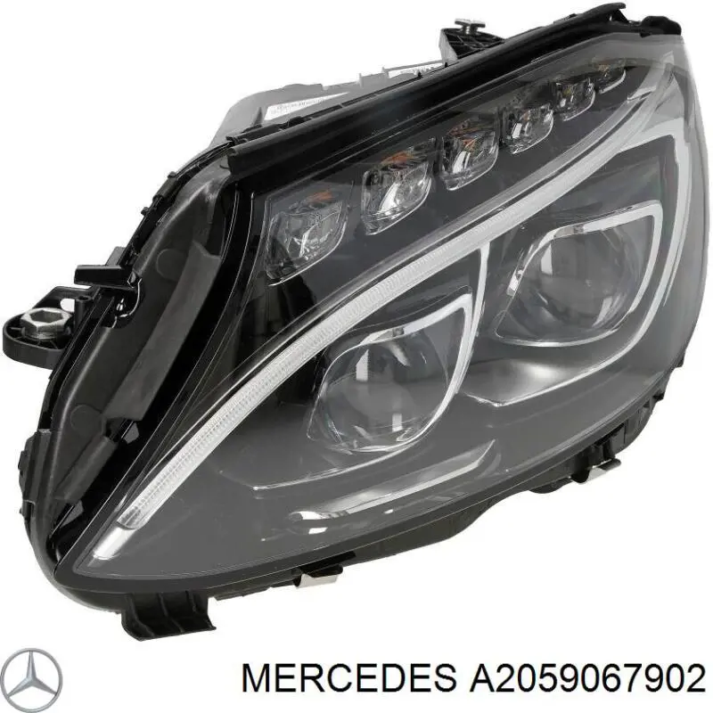 Фара ліва передня Mercedes A2059067902 ціна, від 1059.55 USD