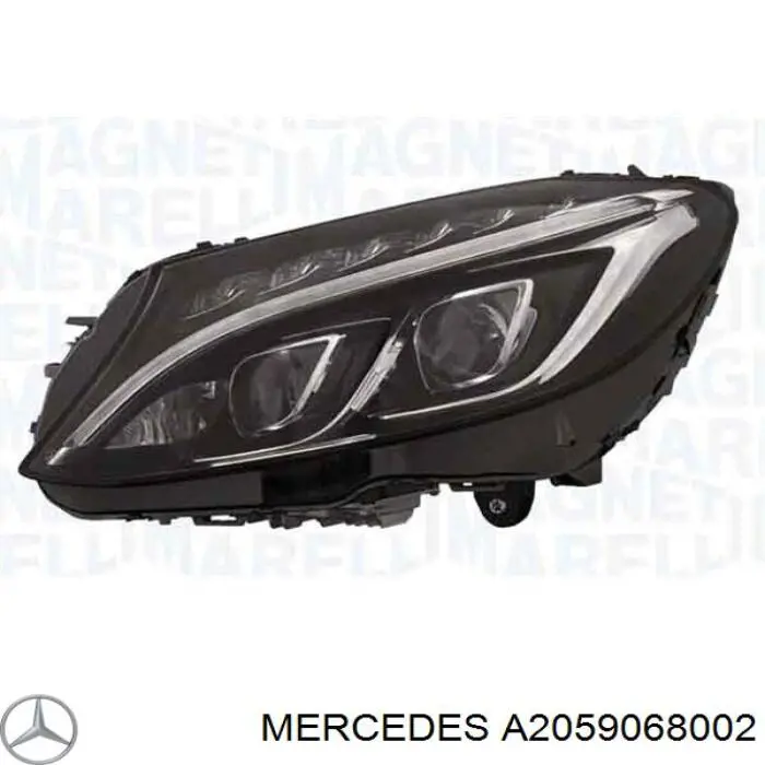 Фара правая Mercedes A2059068002 ціна, від 427.93 USD